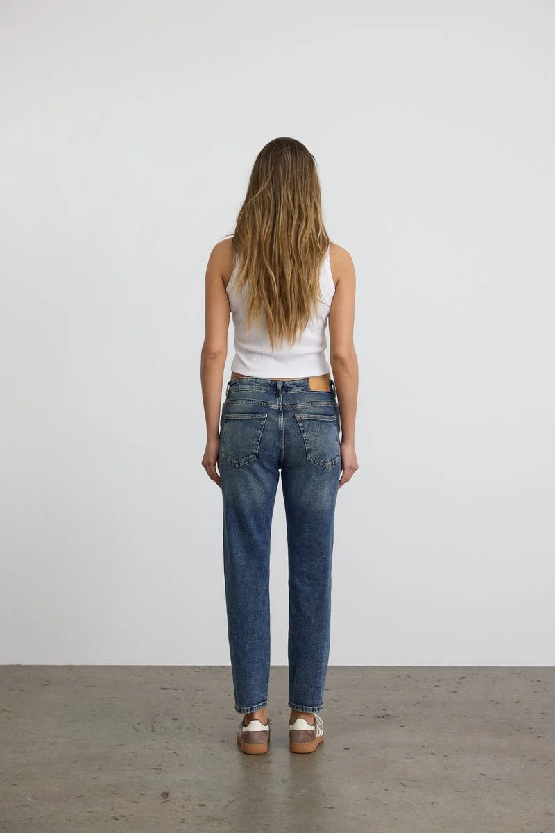 NMMONI HW STRAGHT ANK JEANS AZ221DB NOOS - Image 8