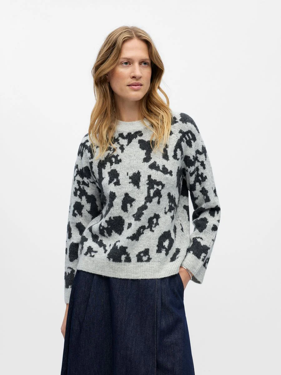 OBJDIANA LS RE O-NECK KNIT NOOS - Image 4