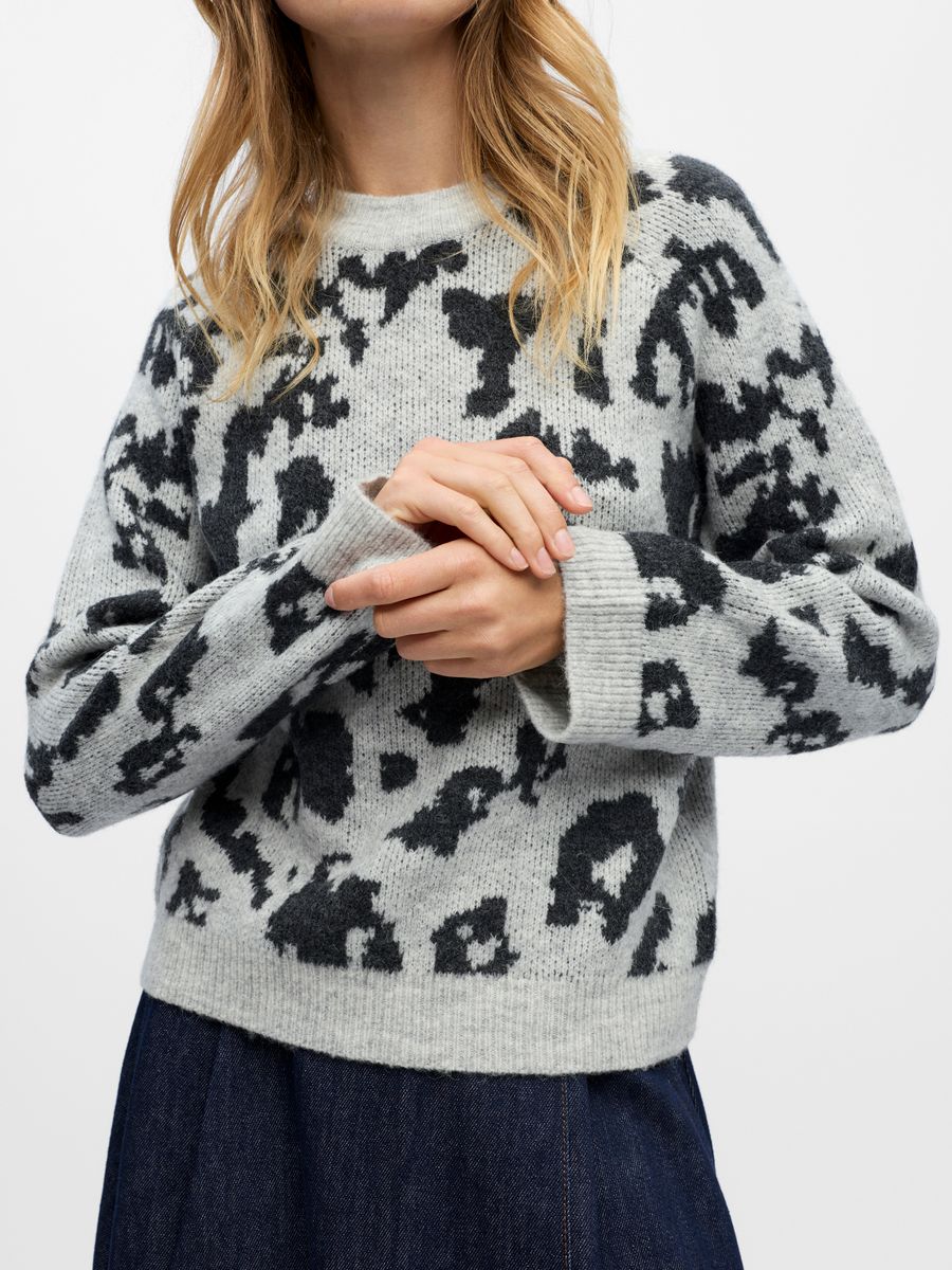 OBJDIANA LS RE O-NECK KNIT NOOS - Image 5