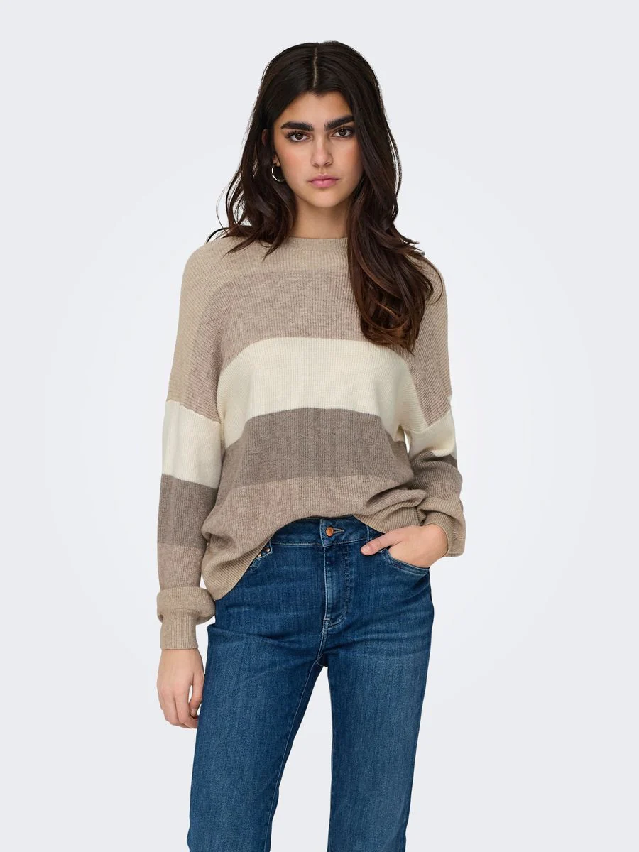 ONLATIA L/S STRIPE PULLOV KNT NOOS - Image 2