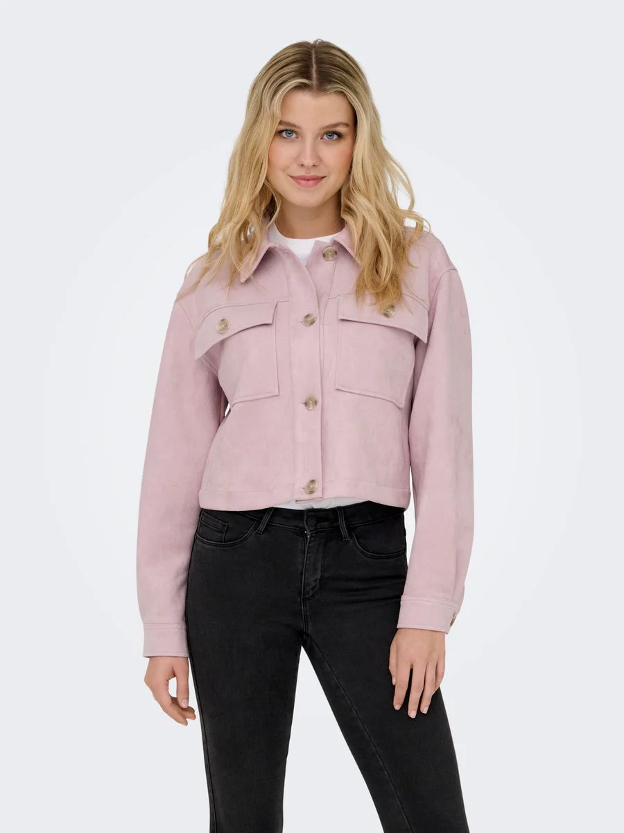 ONLBELICIA FAUX SUEDE JACKET OTW - Image 5