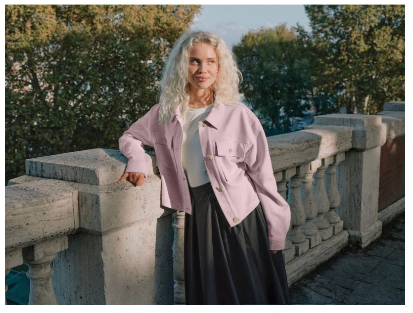 ONLBELICIA FAUX SUEDE JACKET OTW - Image 6