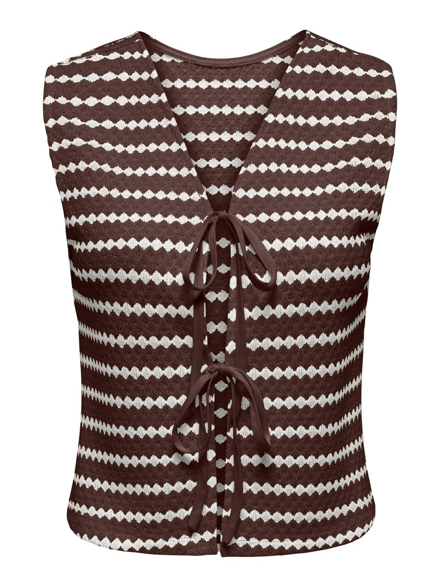 ONLEVA S/L SHORT STRIPE VEST JRS - Image 3