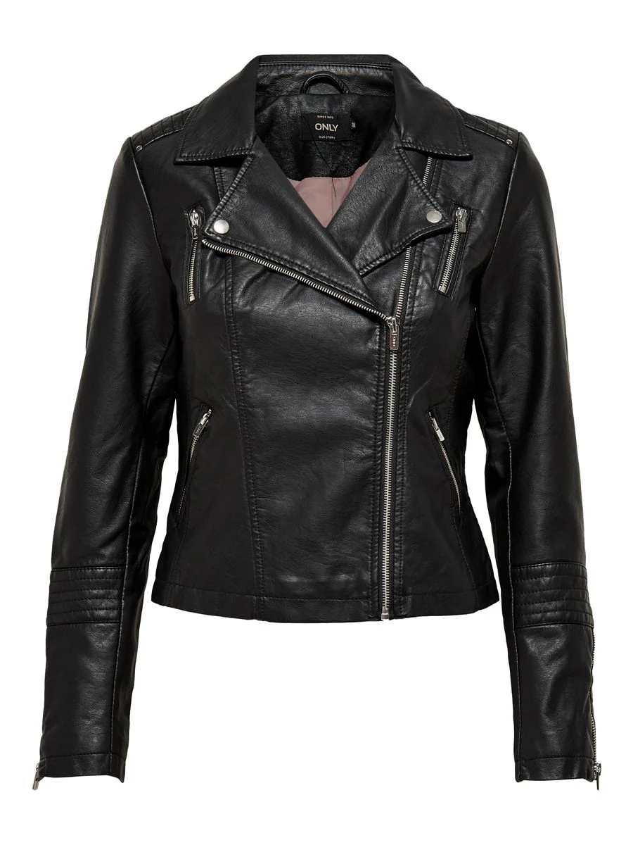 ONLGEMMA FAUX LEATHER BIKER OTW NOO