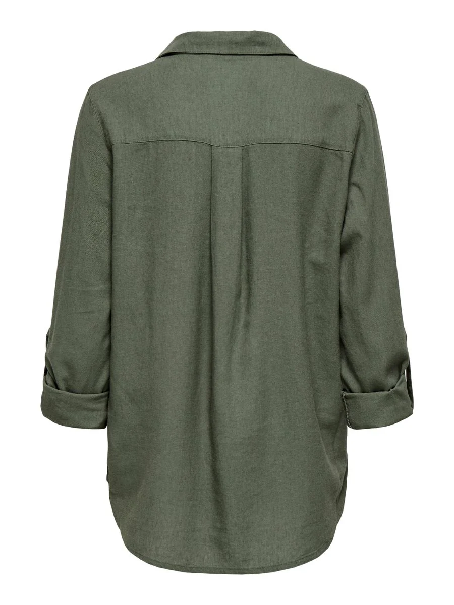ONLGOA 3/4 STRAP LINEN BL SHIRT CC - Image 2