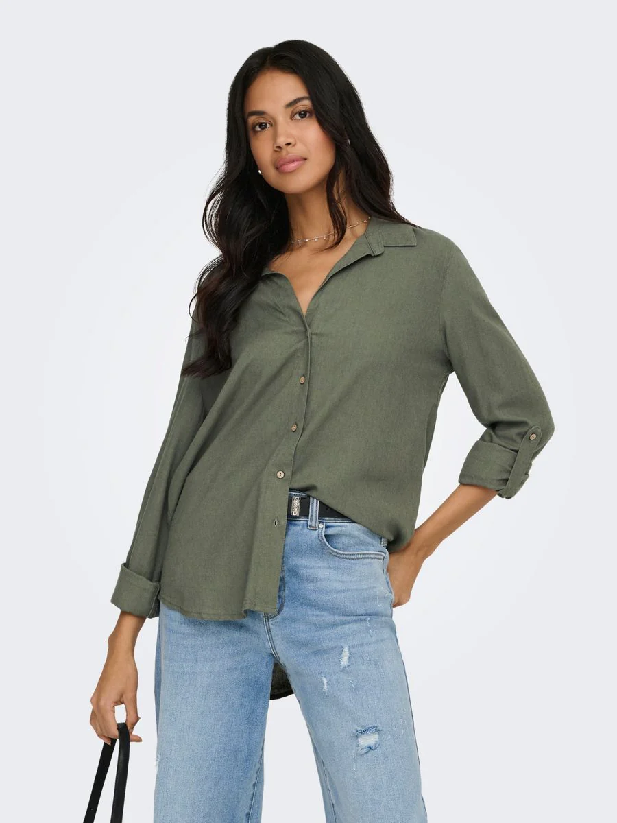 ONLGOA 3/4 STRAP LINEN BL SHIRT CC - Image 4