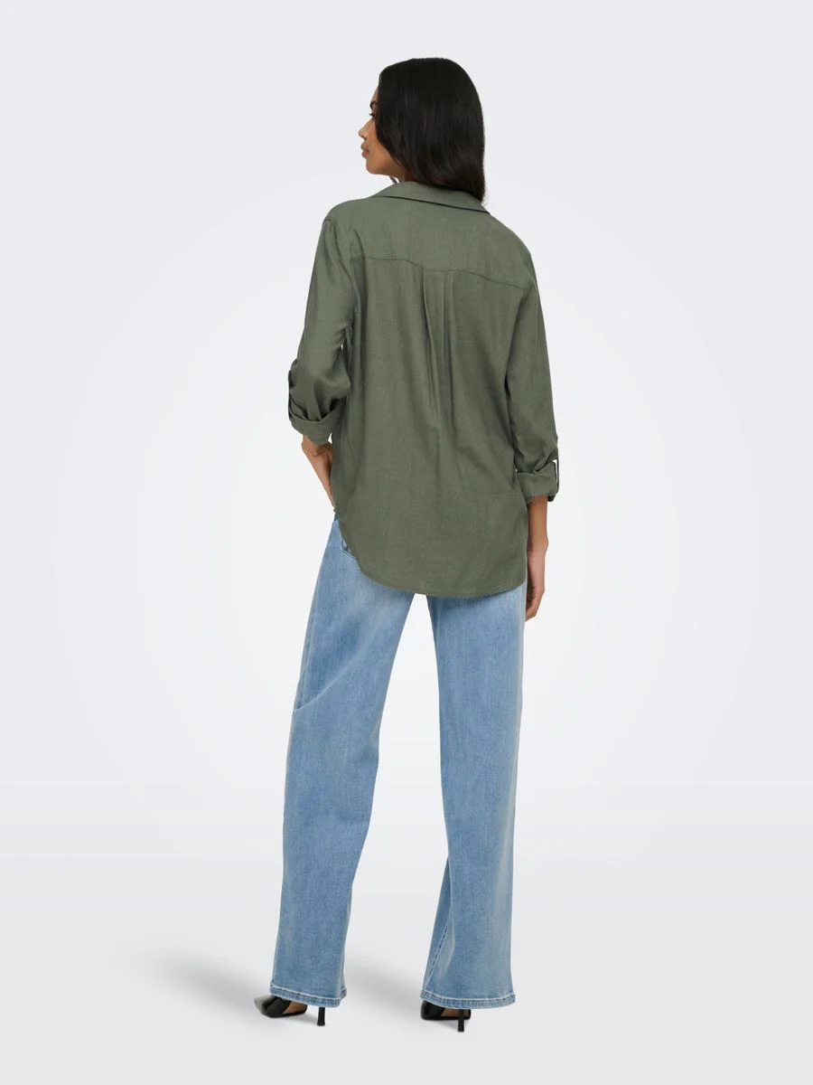 ONLGOA 3/4 STRAP LINEN BL SHIRT CC - Image 5