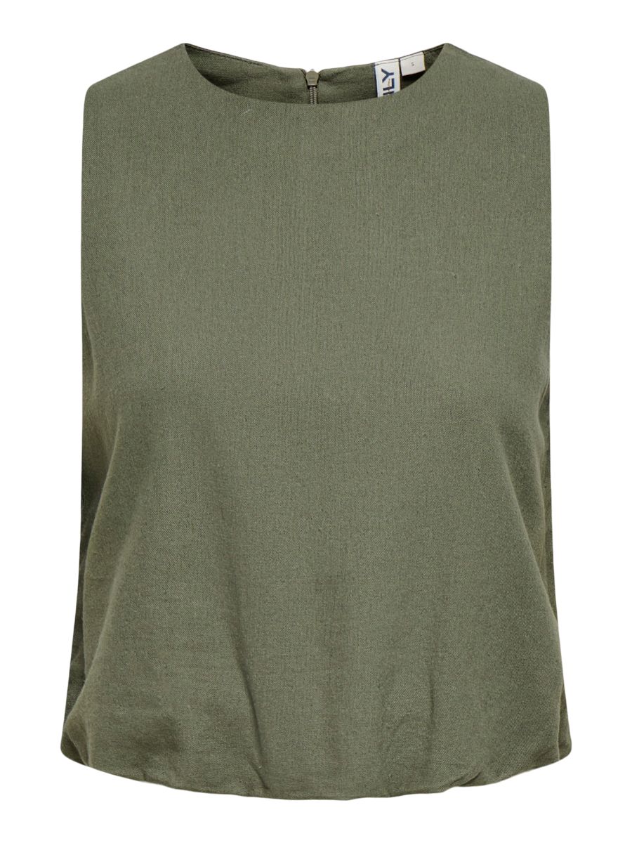 ONLGOA S/L BALLON LINEN BL TOP CC P - Image 7