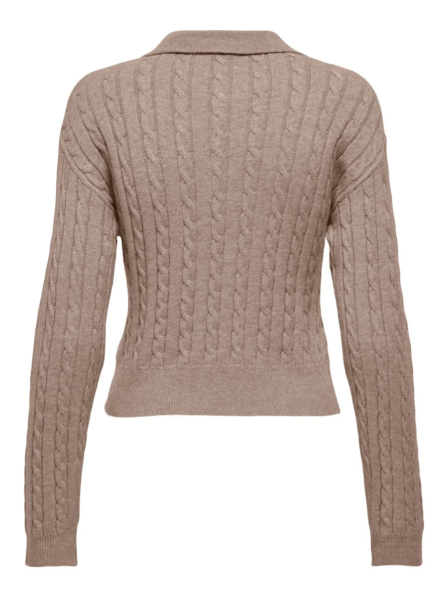 ONLKATIA LS CABLE POLO CC KNT - Image 8