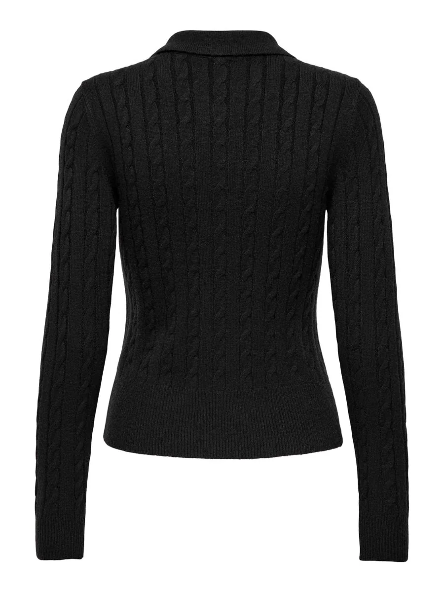ONLKATIA LS CABLE ZIP POLO CARDIG C - Image 7