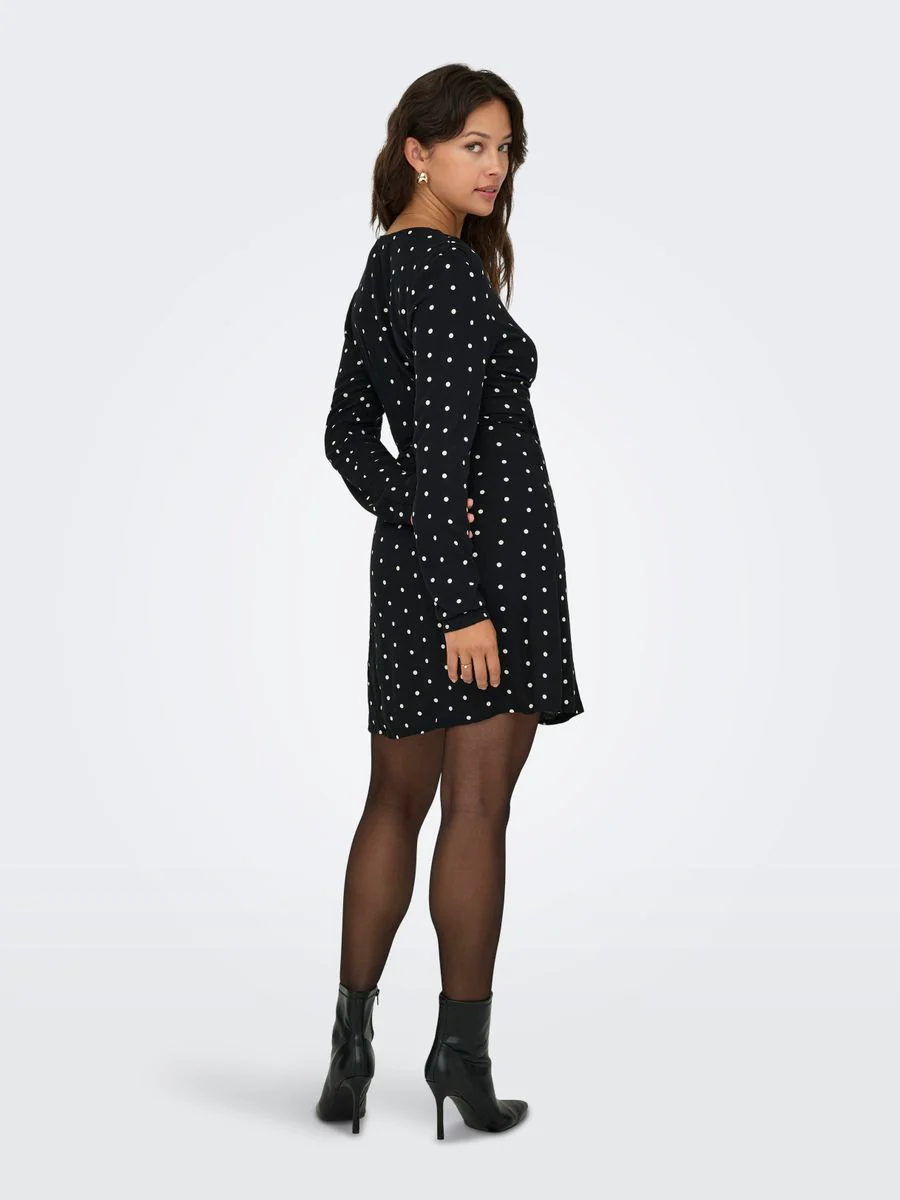 ONLKESHAV L/S V-NECK WRAP DRESS WVN - Image 4