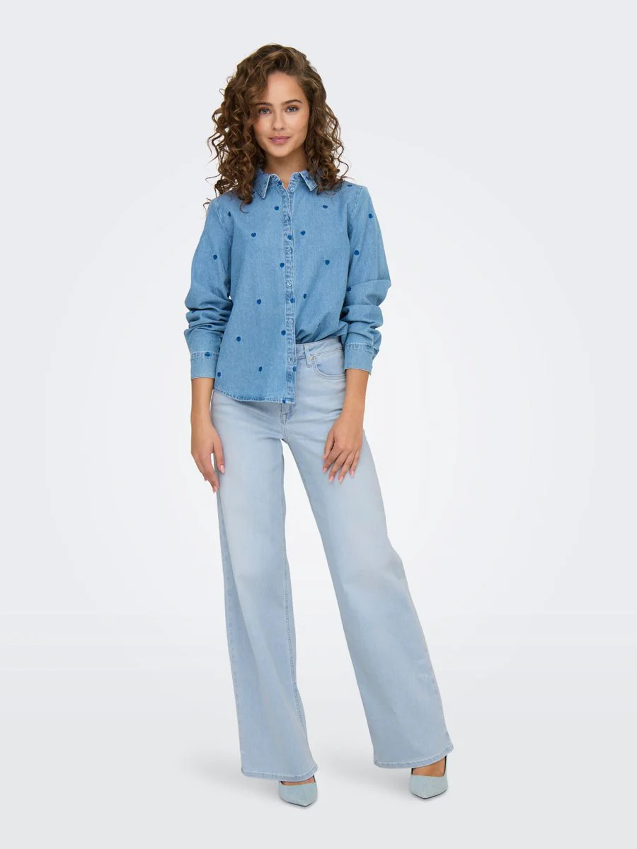 ONLMADISON BLUSH HW WIDE DNM CRO495 - Image 5
