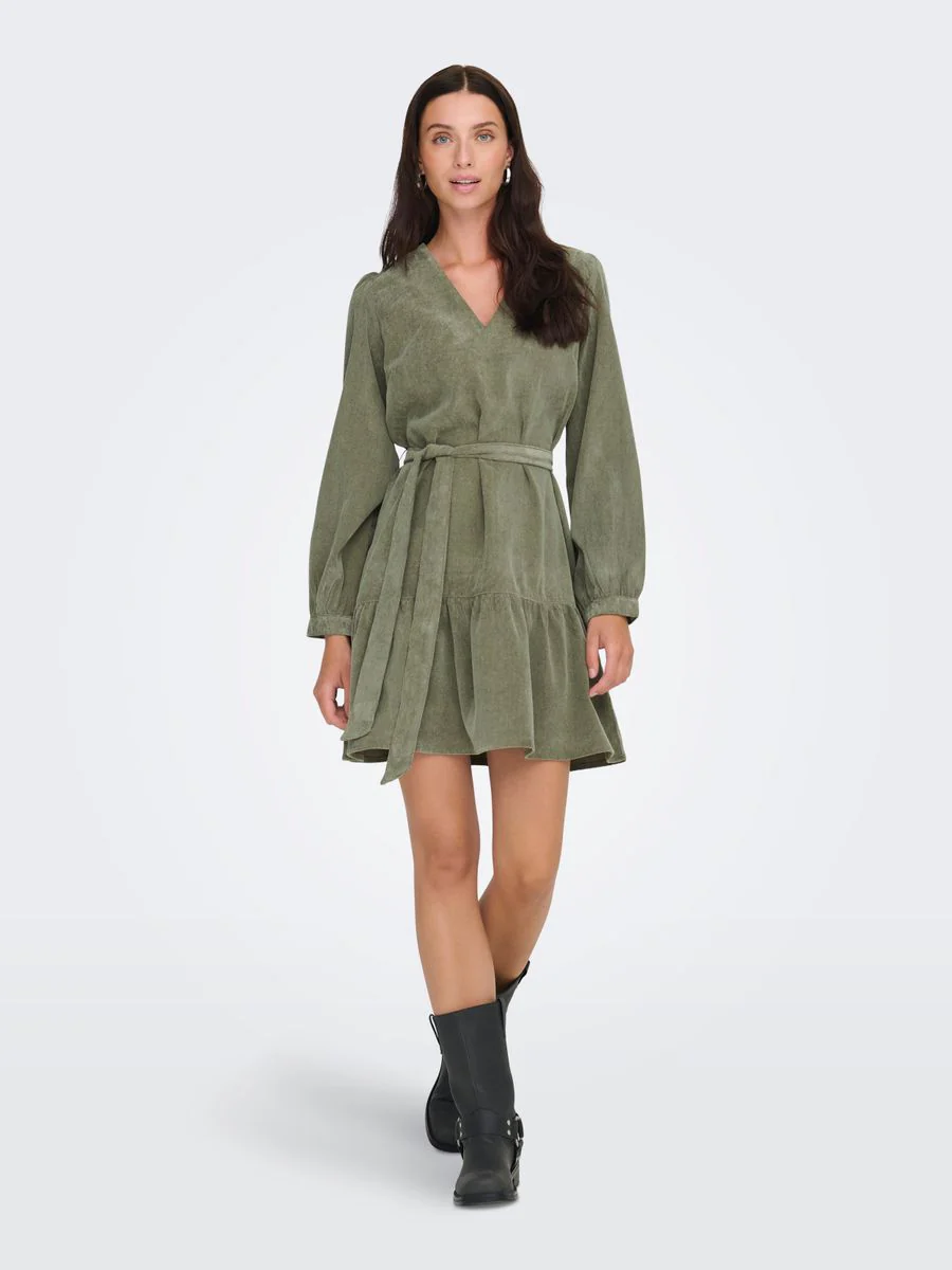 ONLMARIKE LIFE L/S CORD BELT DRESS - Image 6