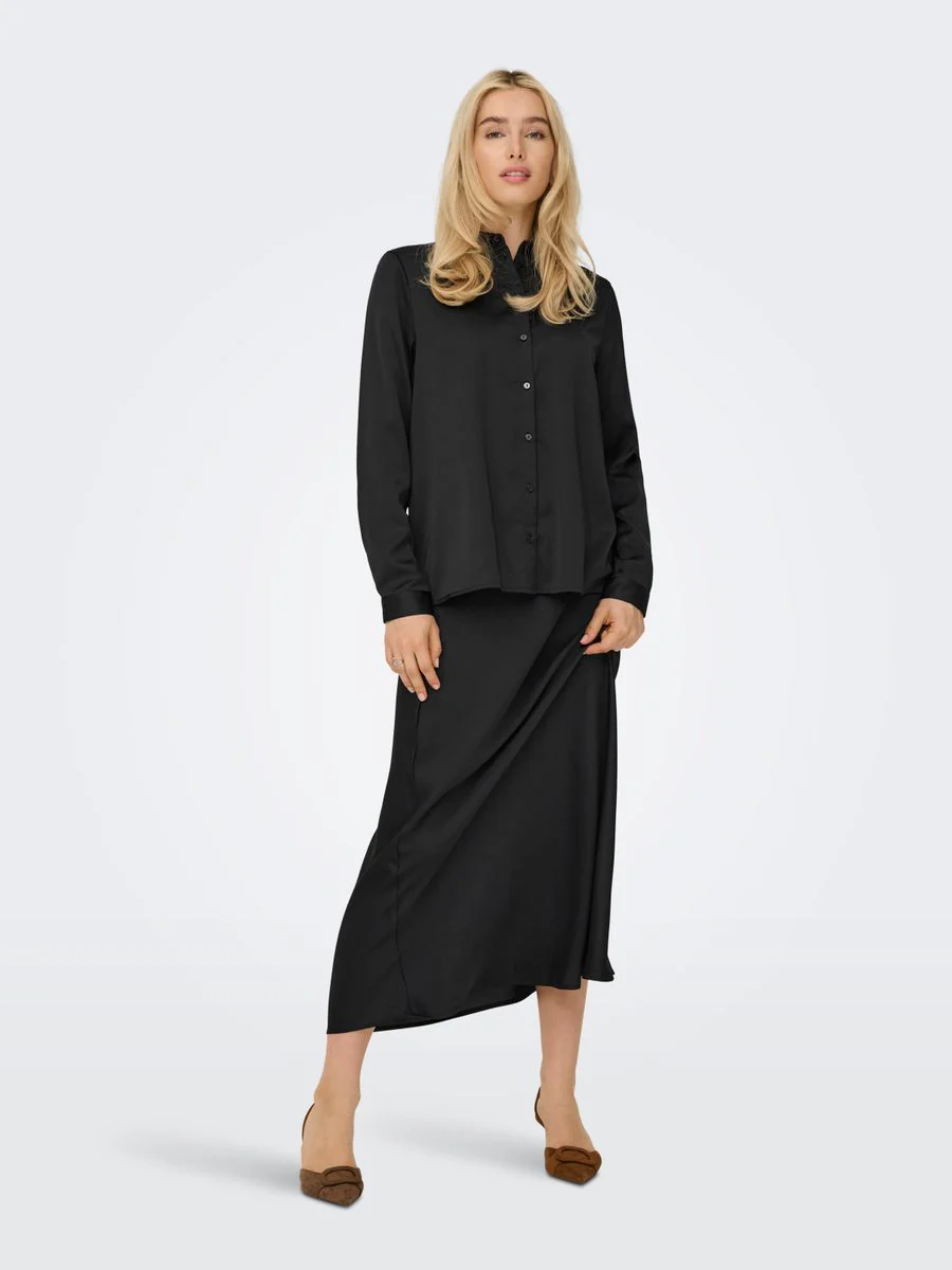 ONLMIKA VIS SATIN L/S SHIRT WVN - Image 2