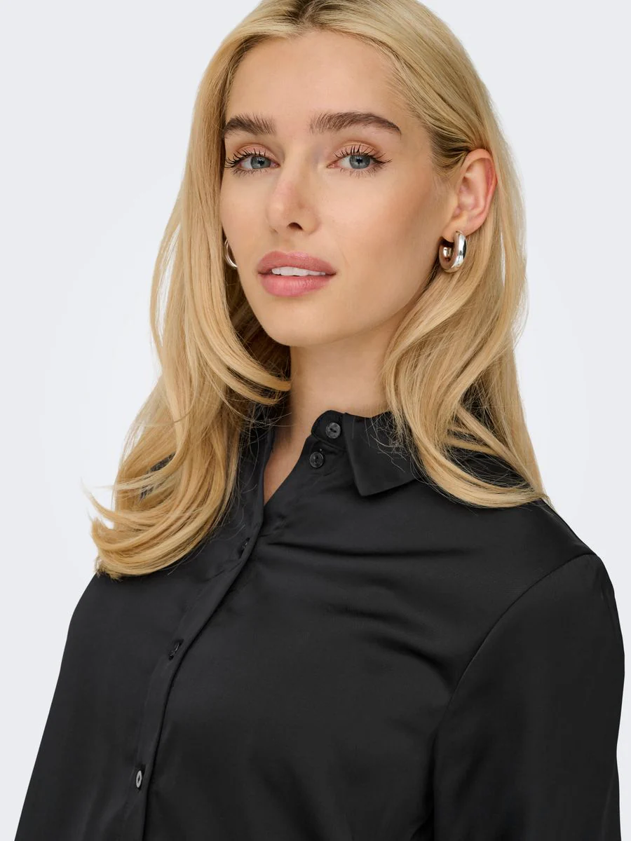 ONLMIKA VIS SATIN L/S SHIRT WVN - Image 3