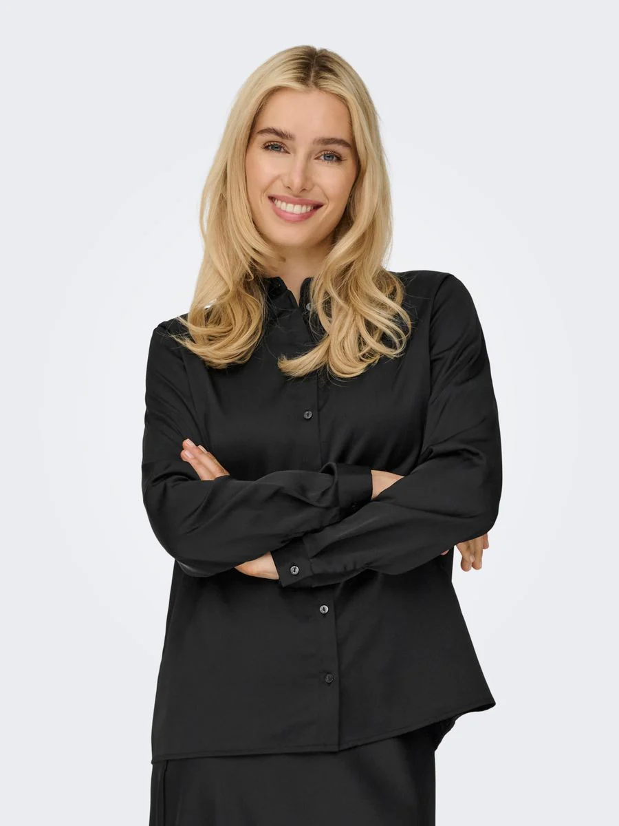 ONLMIKA VIS SATIN L/S SHIRT WVN - Image 4