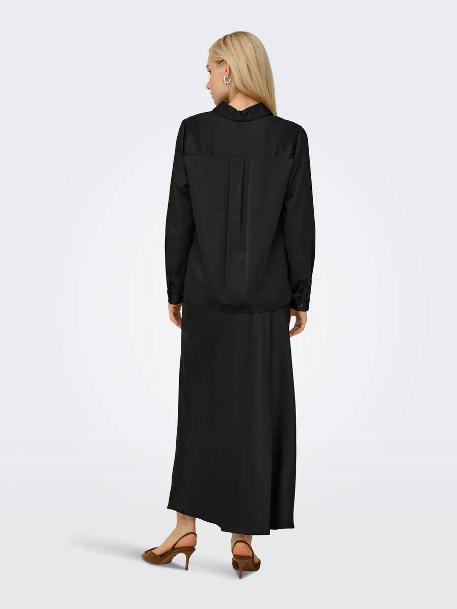 ONLMIKA VIS SATIN L/S SHIRT WVN - Image 5