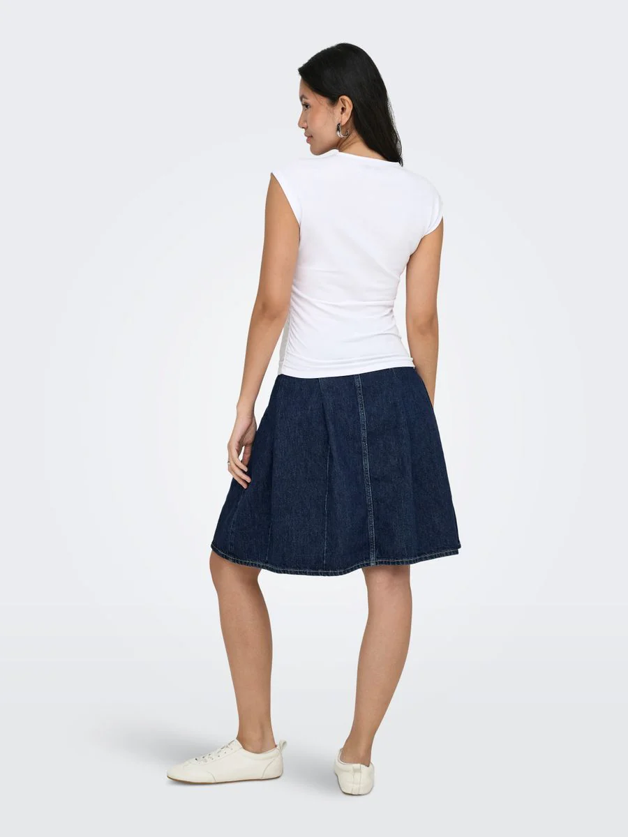 ONLMIRA CAPSL RUCHING TOP JRS NOOS - Image 5
