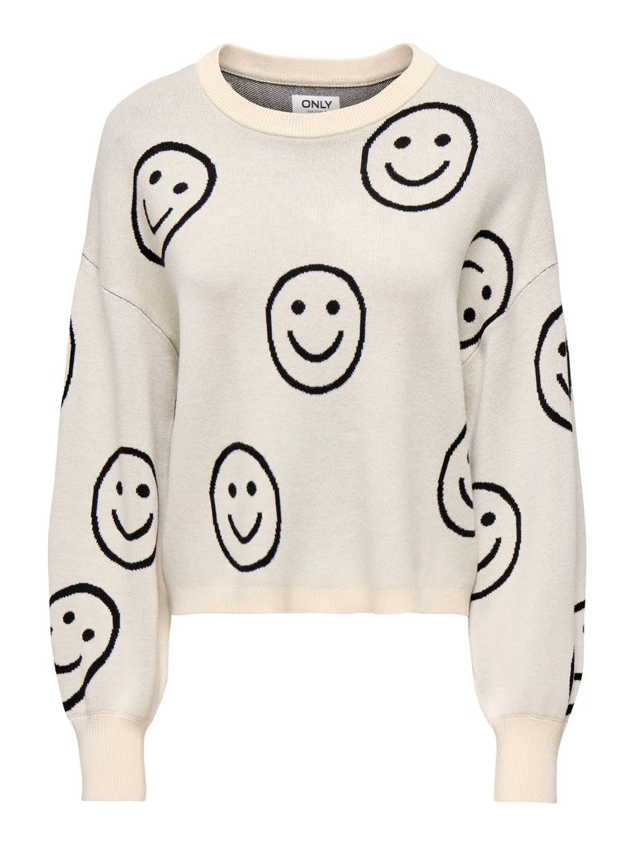 ONLMONTANA LS JQ O-NECK CC KNT