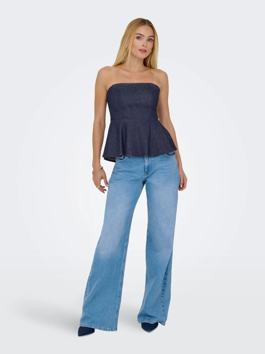 ONLQUEENSWAY CORSET TOP RED DNM SIJ - Image 2