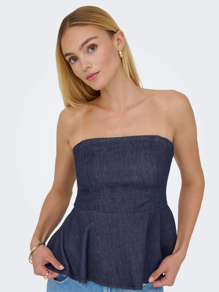 ONLQUEENSWAY CORSET TOP RED DNM SIJ - Image 3