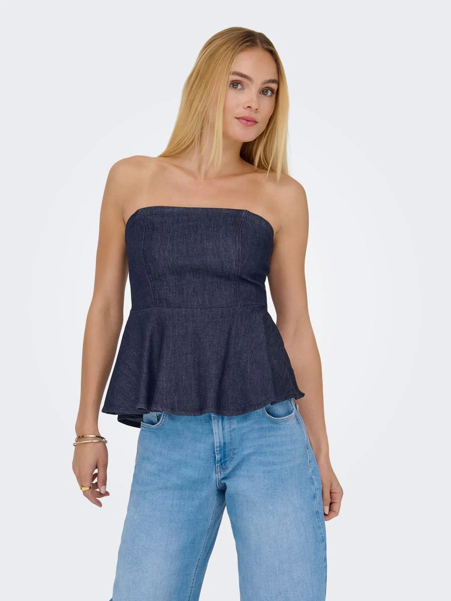 ONLQUEENSWAY CORSET TOP RED DNM SIJ - Image 4