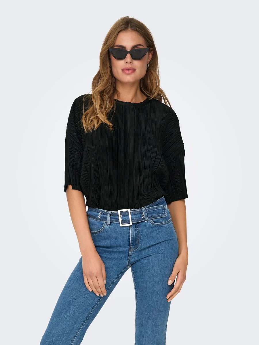 ONLRAVENNA S/S PLISSE TOP NOOS JRS - Image 3