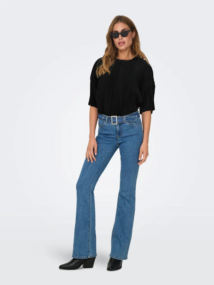ONLRAVENNA S/S PLISSE TOP NOOS JRS - Image 4