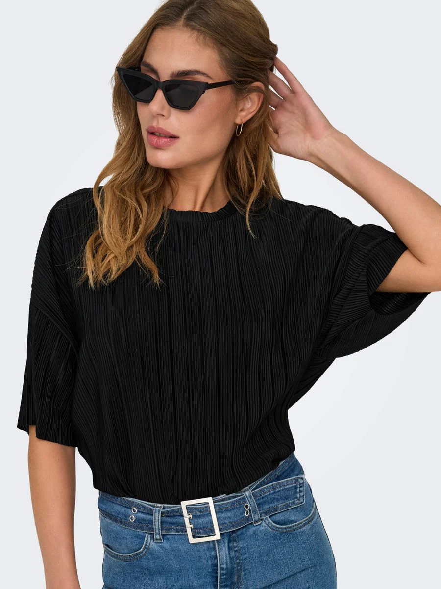 ONLRAVENNA S/S PLISSE TOP NOOS JRS - Image 6