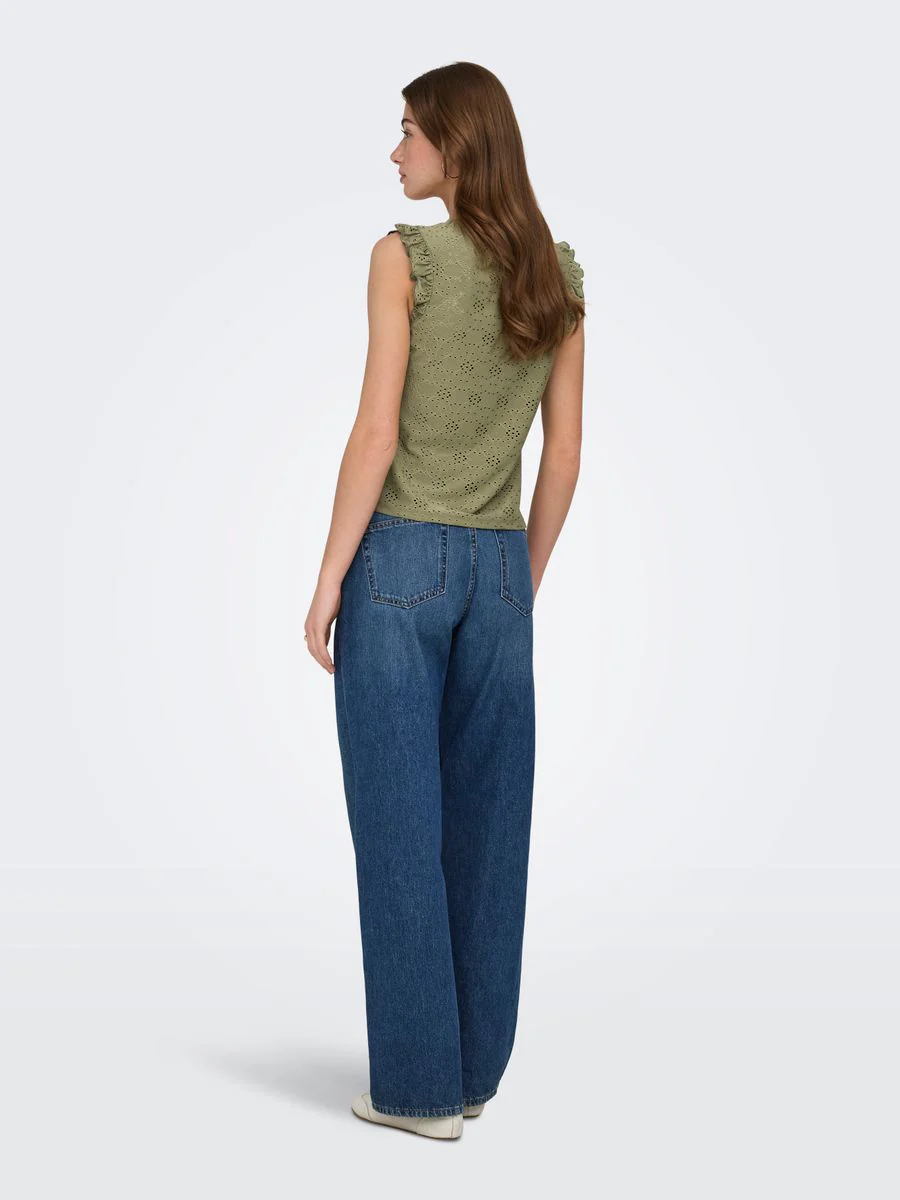 ONLSMILLA S/L FRILL TOP JRS - Image 5