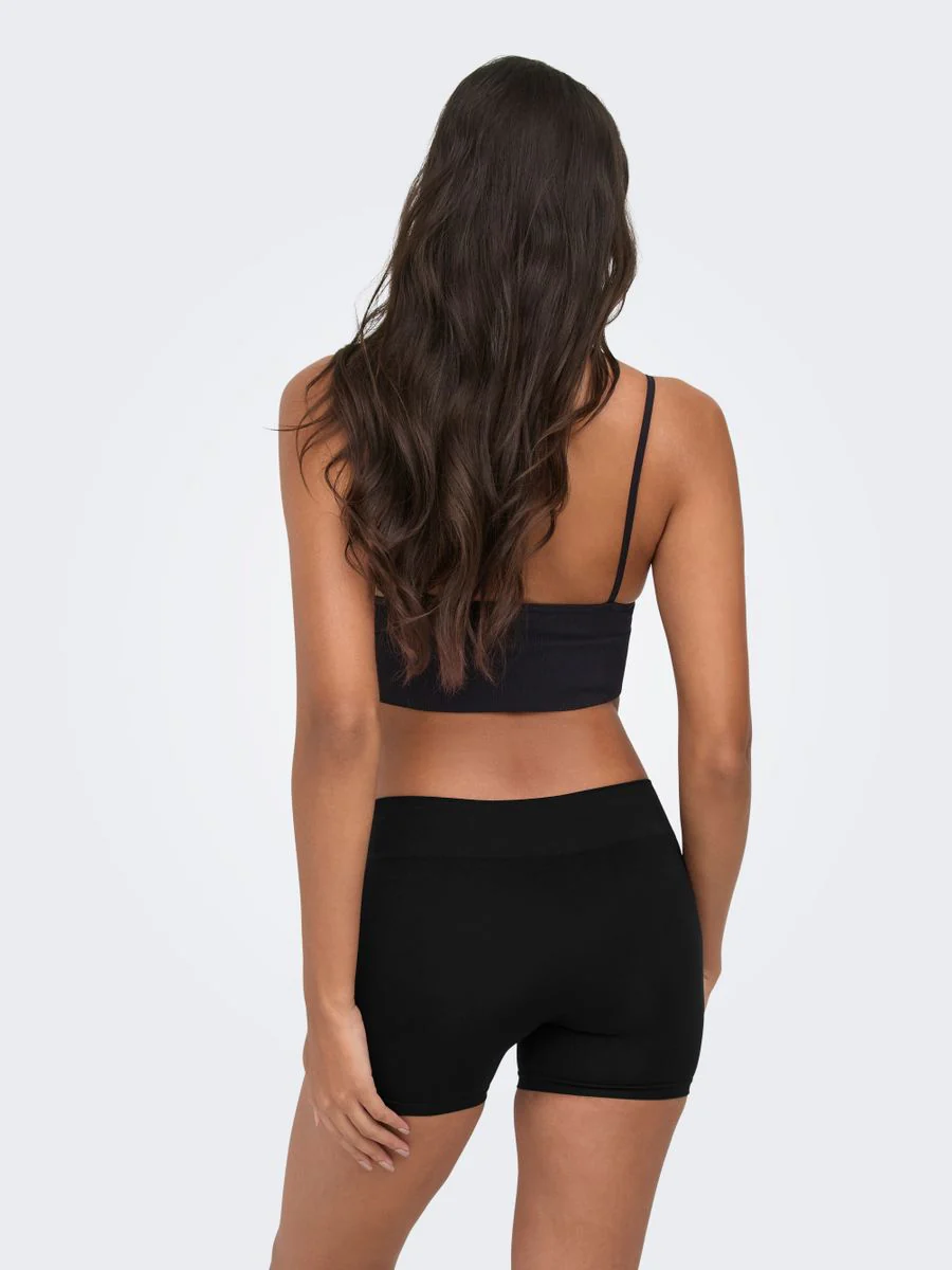 ONLVICKY RIB SEAMLESS VNECK TOP NOO - Image 3