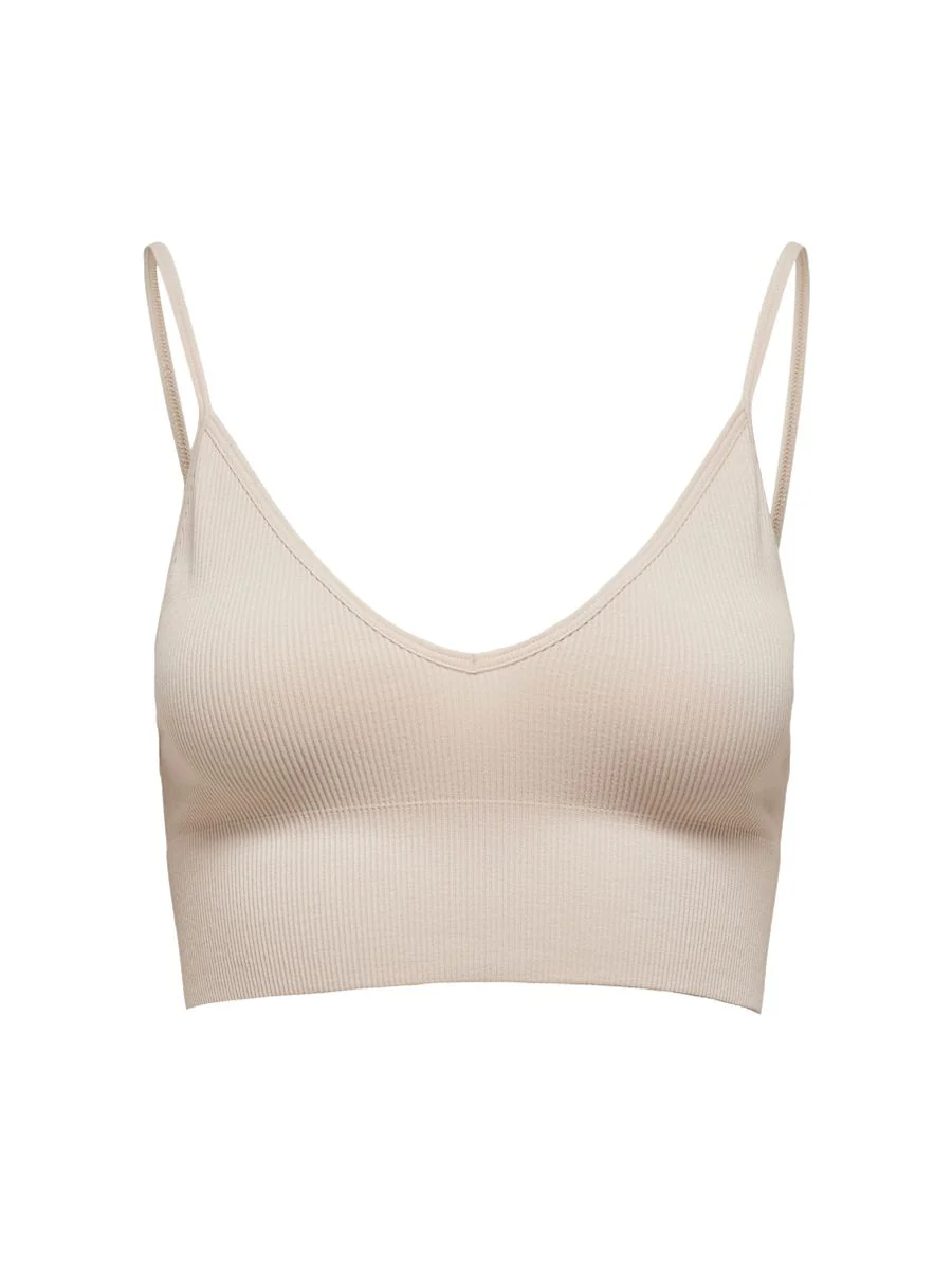 ONLVICKY RIB SEAMLESS VNECK TOP NOO - Image 6