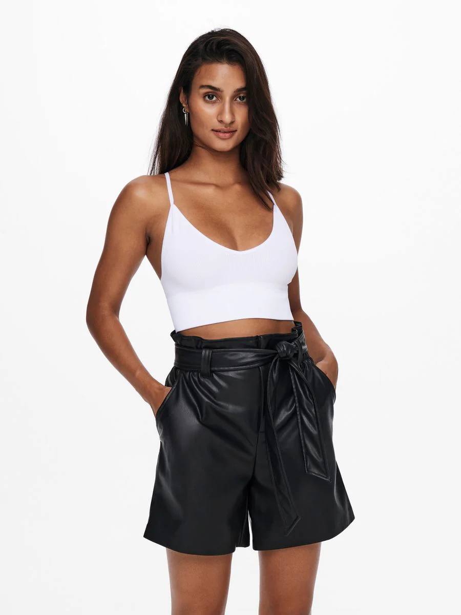 ONLVICKY RIB SEAMLESS VNECK TOP NOO - Image 7