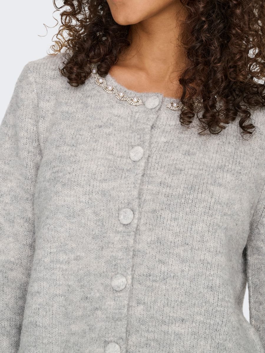 ONLVIVA LS O-NECK BLING CARDI EX KNT - Image 6