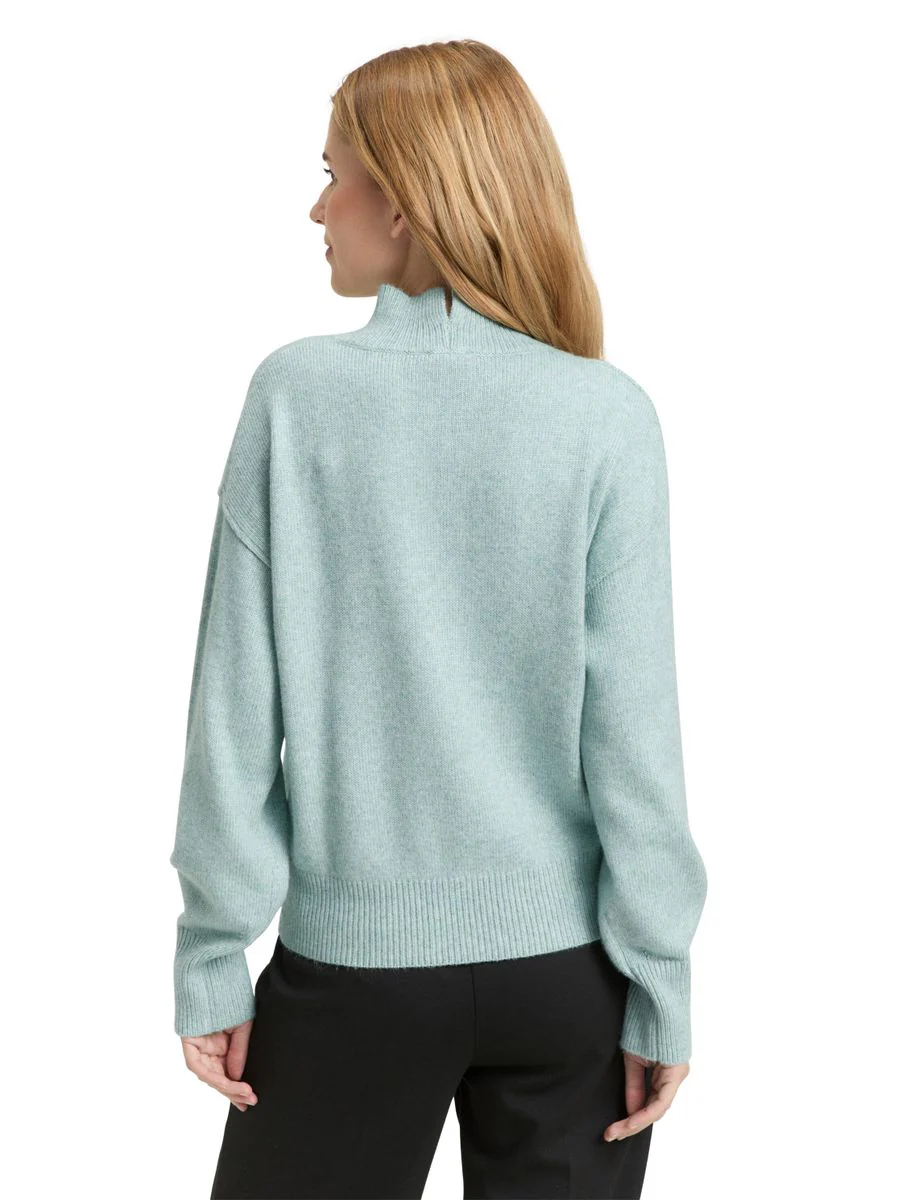 Oversize Strickpullover mit Stehkragen - Image 4