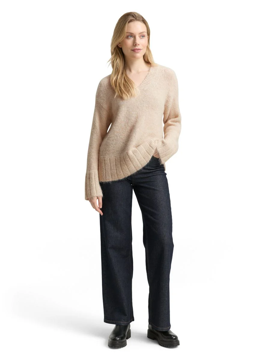 Oversize Strickpullover mit Wollanteil - Image 3