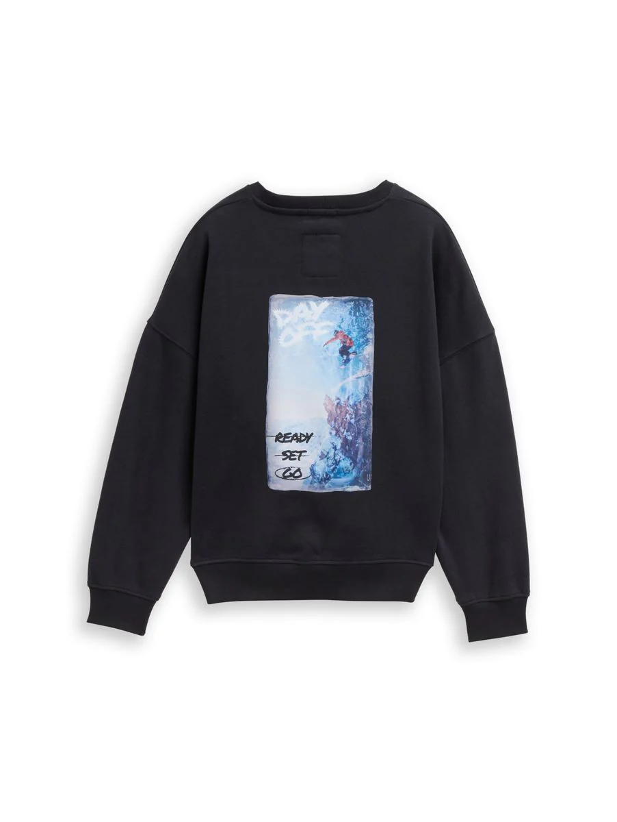 oversize printed sweatshirt - Image 2