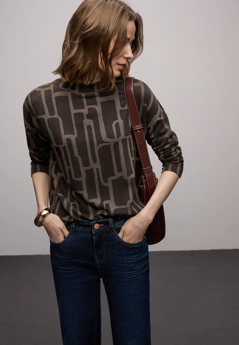 Print Shirt mit Tunnelzug - Image 3