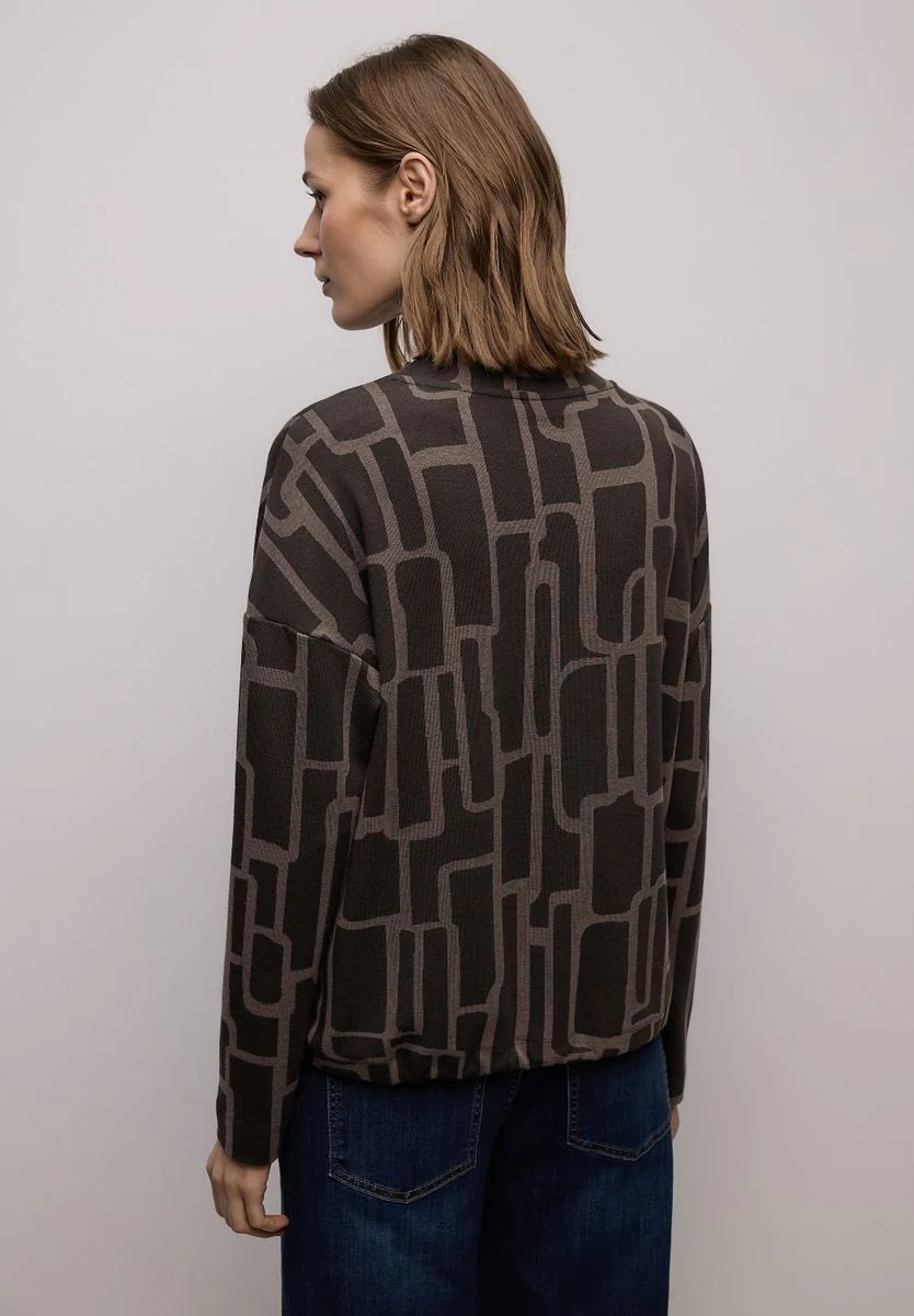 Print Shirt mit Tunnelzug - Image 4