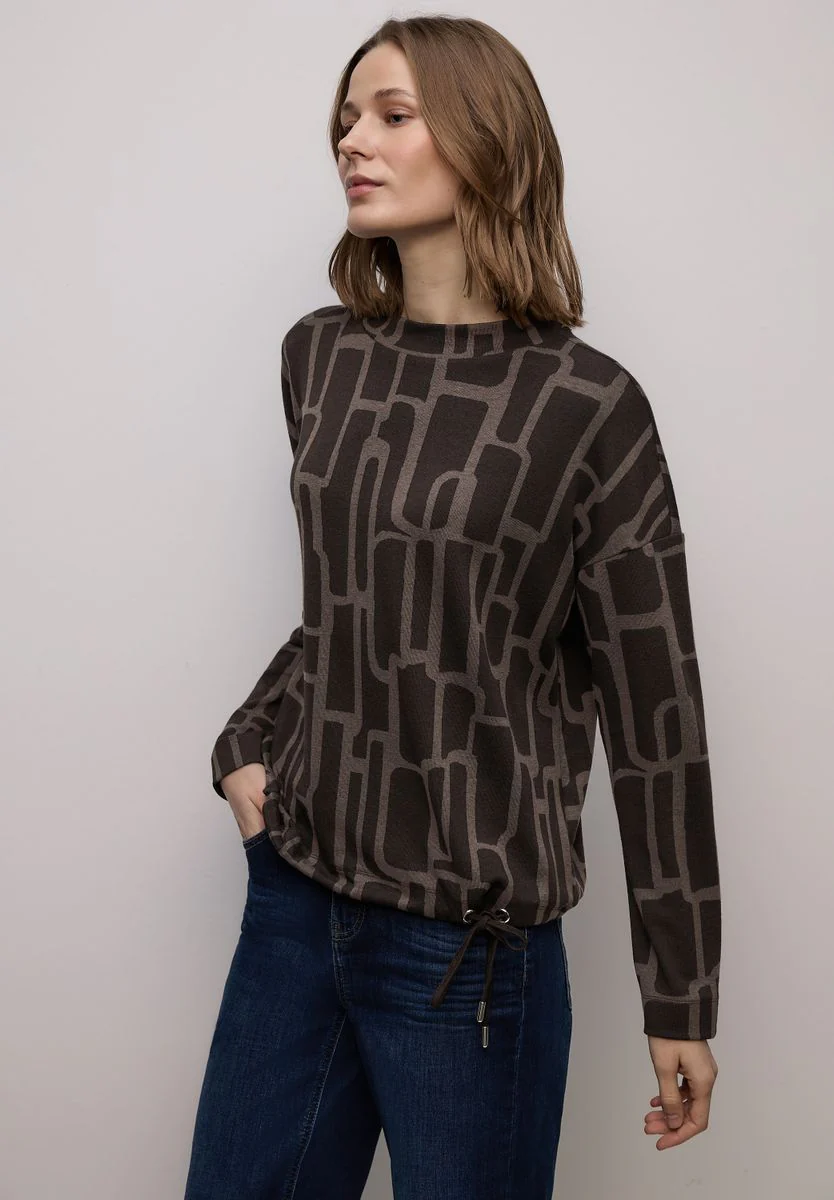 Print Shirt mit Tunnelzug - Image 6