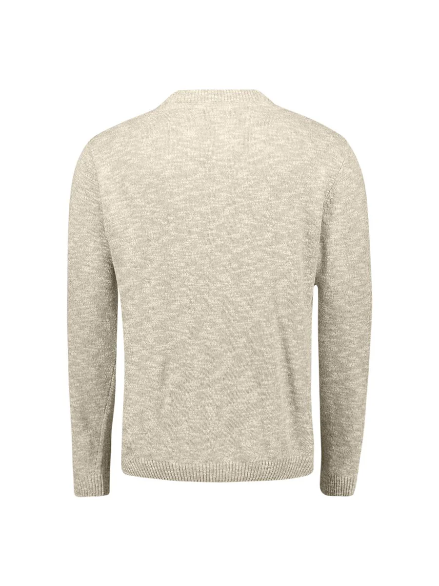 Pullover Crewneck Melange With Linen - Image 6