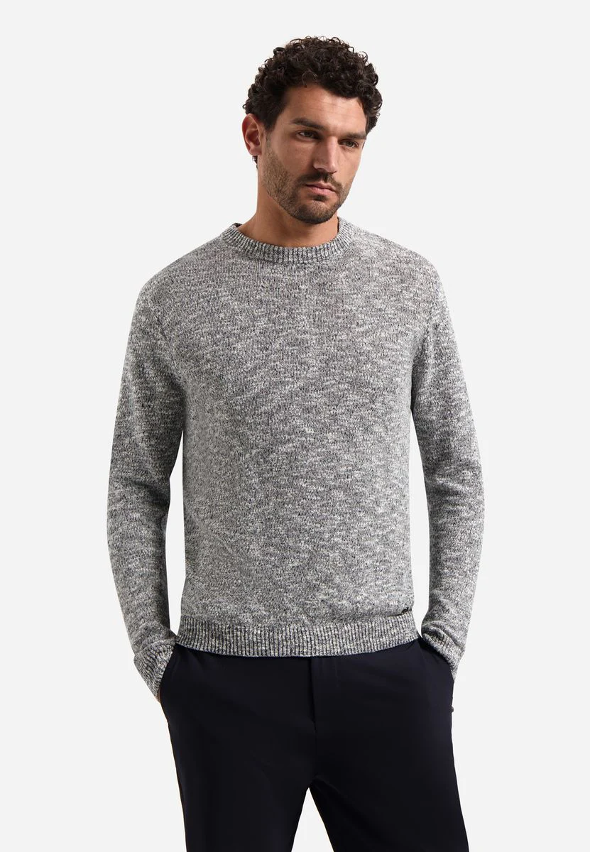 Pullover Crewneck Melange With Linen - Image 8