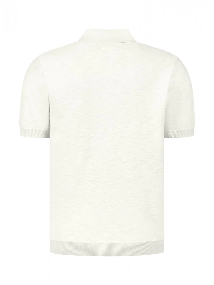 Pullover Short Sleeve Polo Slub - Image 6