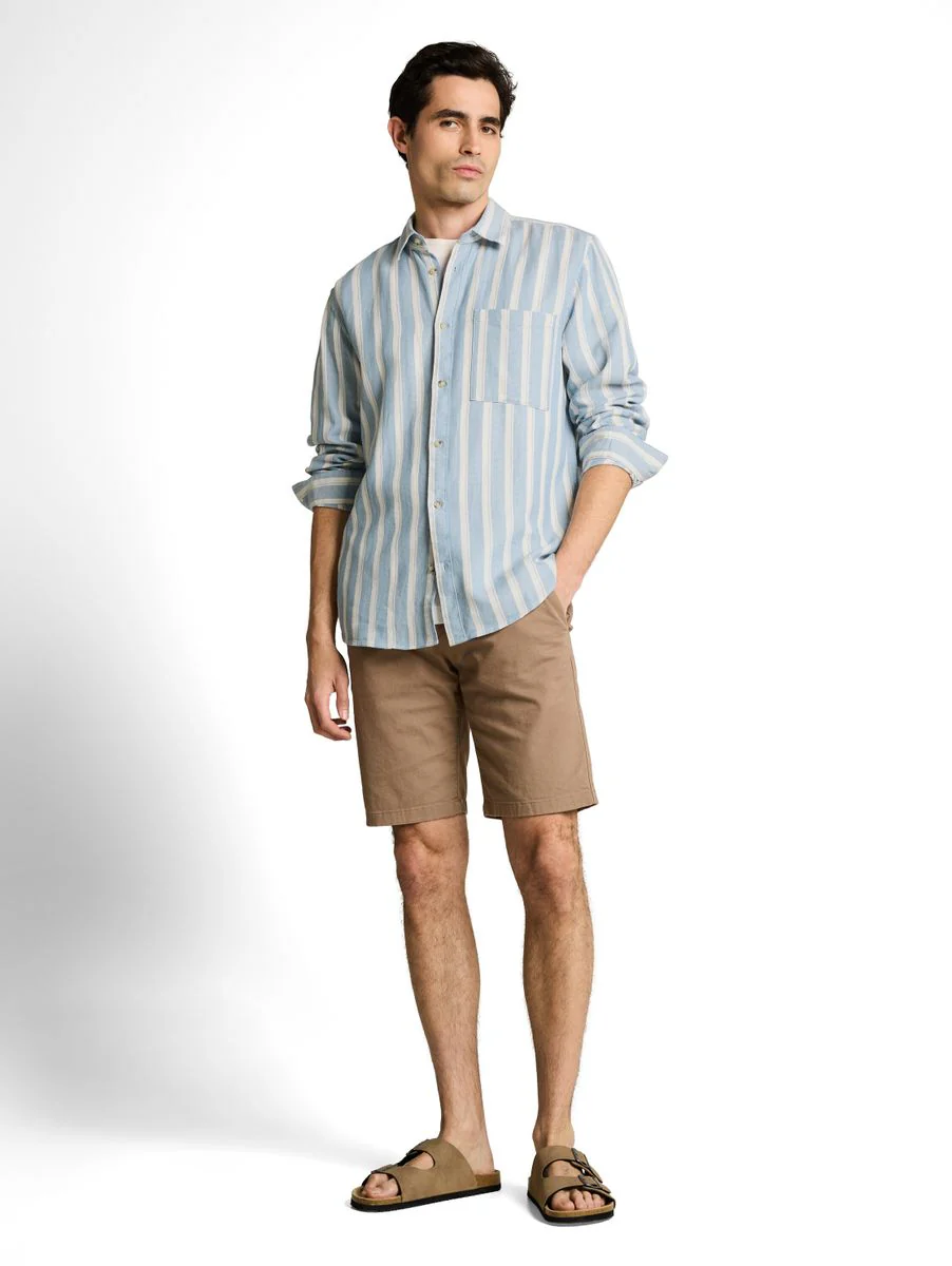 Regular Fit Dobby Hemd aus strukturiertem Baumwollstoff - Image 2