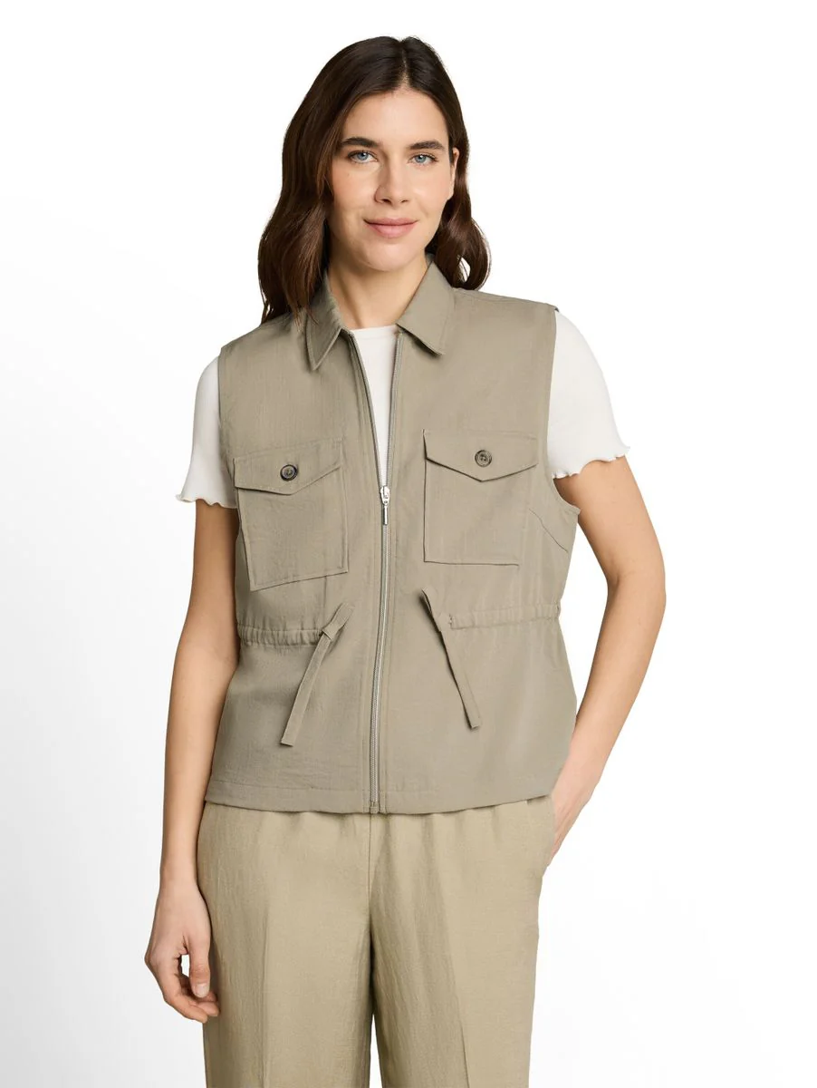 Regular Fit Weste mit Brusttaschen - Image 5