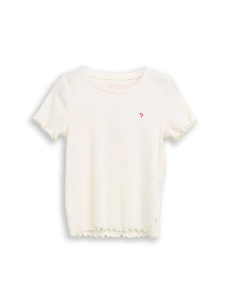 printed rib t-shirt - Image 4