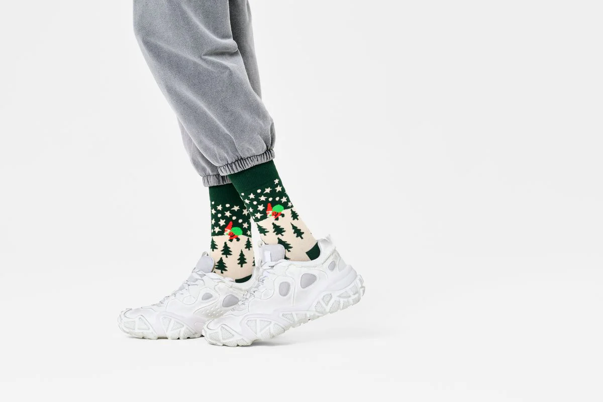 Santa On The Way Sock