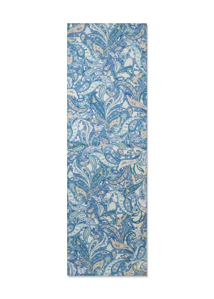Schal aus recyelter Polyesterware mit gedrucktem Paisleymuster - Image 2