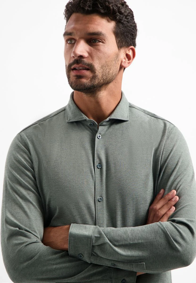 Shirt Jersey Melange Stretch - Image 4