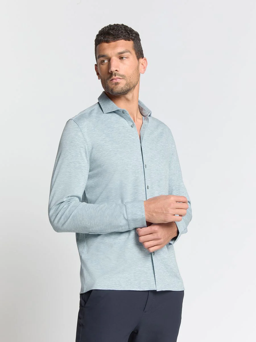 Shirt Jersey Melange Stretch - Image 8